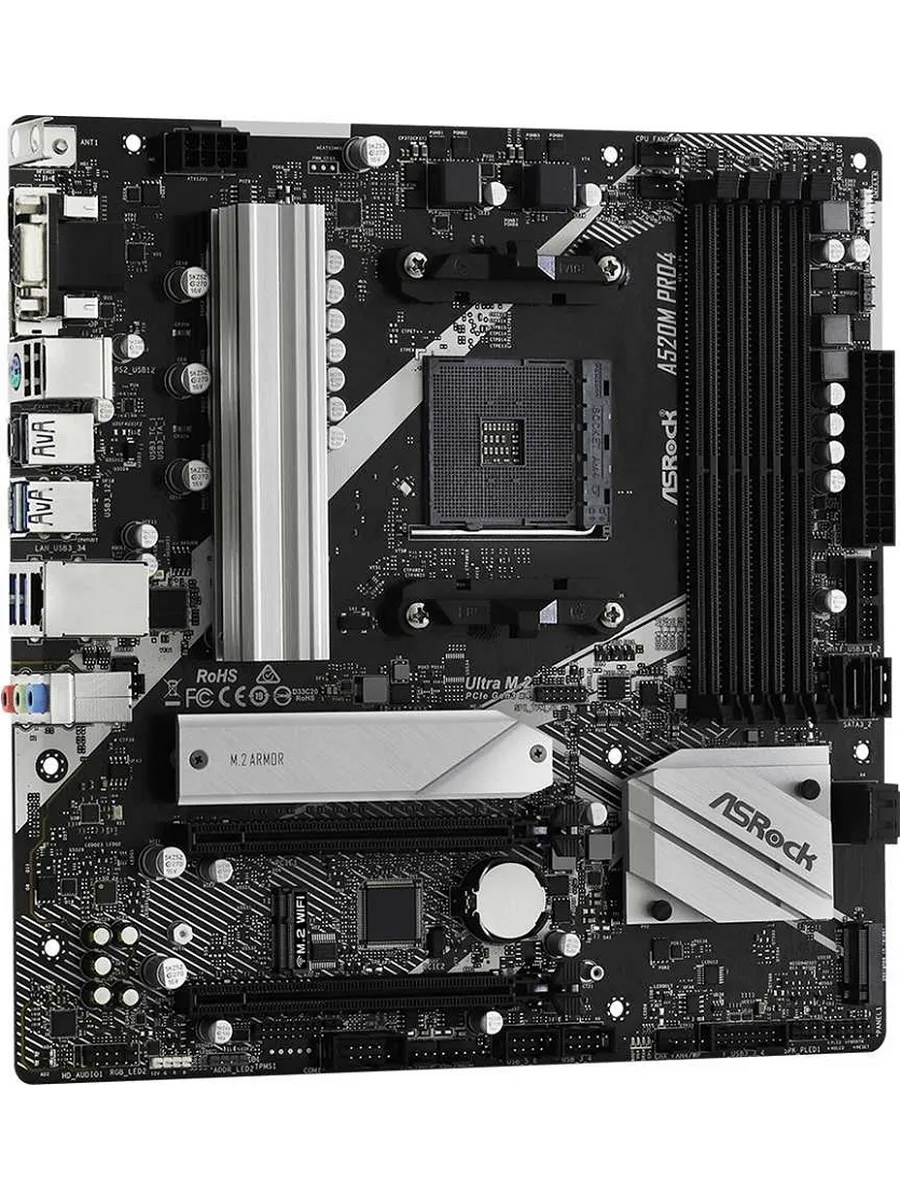 A520M PRO4 Soc-AM4 AMD A520 4xDDR4 ASRock